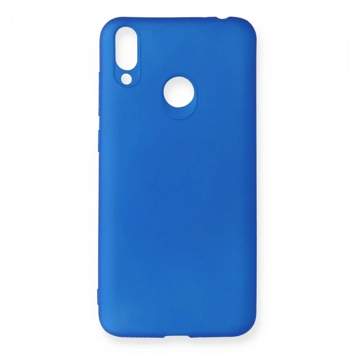 Mey İthalat®  Huawei Honor 8C Kılıf First Silikon - Mavi