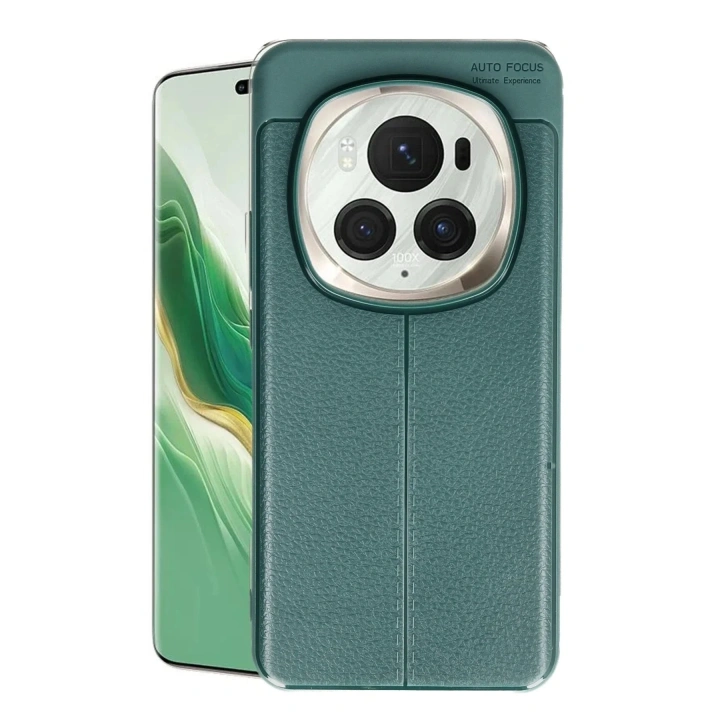 Mey İthalat®  Huawei Honor Magic 6 Pro Kılıf Auto Focus Kapak - Koyu Yeşil