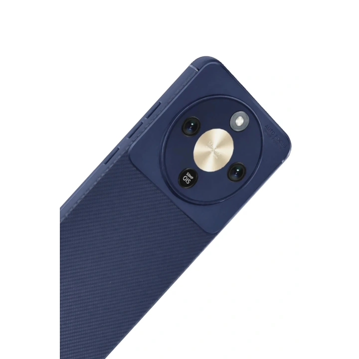 Mey İthalat®  Huawei Honor Magic 8 Lite Auto Focus Karbon Kapak - Lacivert