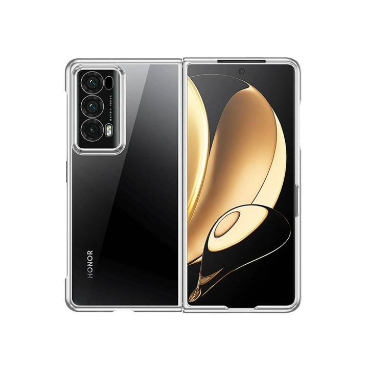 Mey İthalat®  Huawei Honor Magic V2 Kılıf Jasper Kapak - Gümüş
