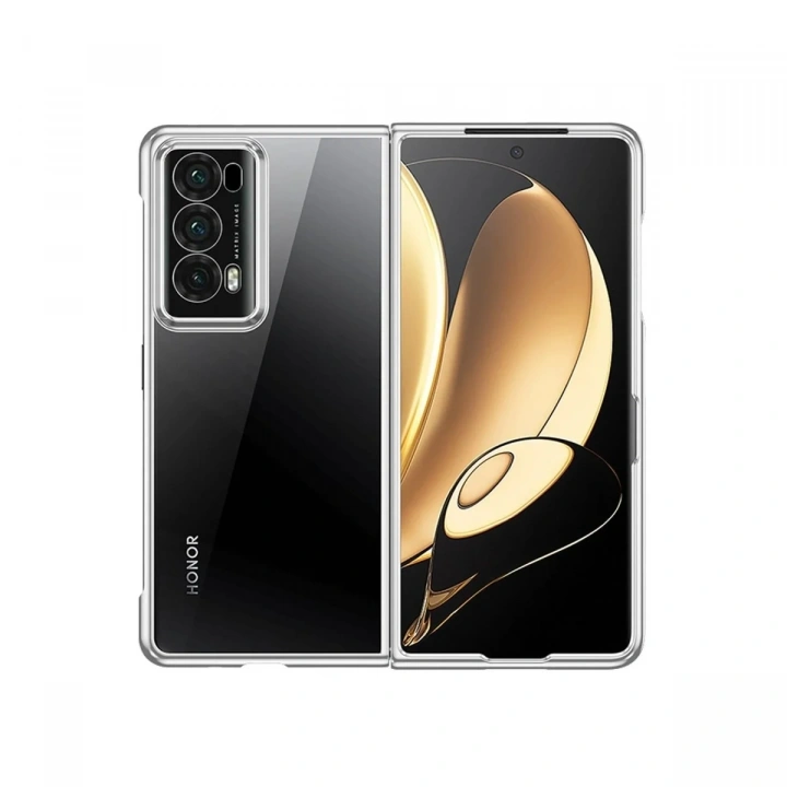 Mey İthalat®  Huawei Honor Magic V2 Kılıf Jasper Kapak - Gümüş