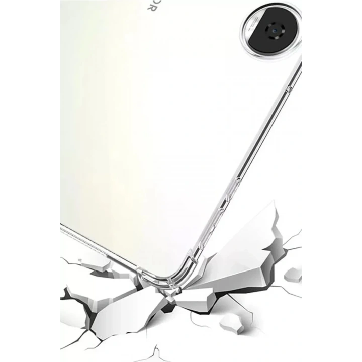 Mey İthalat®  Huawei Honor Pad 9 Kılıf Anti Shock Tablet Silikon - Şeffaf