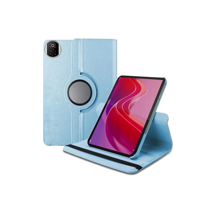 Mey İthalat®  Huawei Honor Pad X7 360 Tablet Deri Kılıf - Mavi