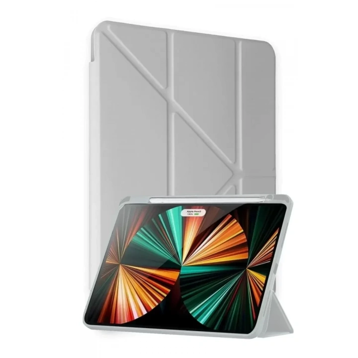 Mey İthalat®  Huawei Honor Pad X9A Kalemlikli Mars Tablet Kılıfı - Gri