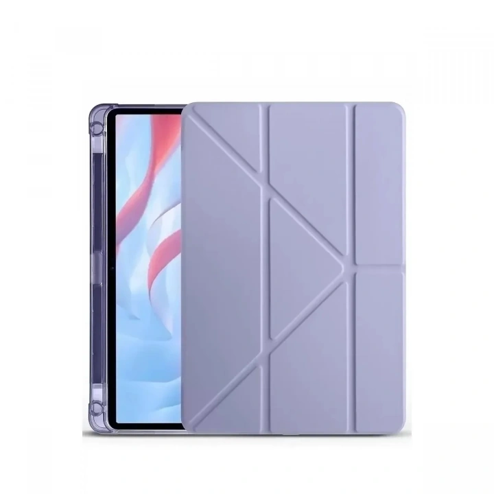 Mey İthalat®  Huawei Honor Pad X9A Kalemlikli Mars Tablet Kılıfı - Lila