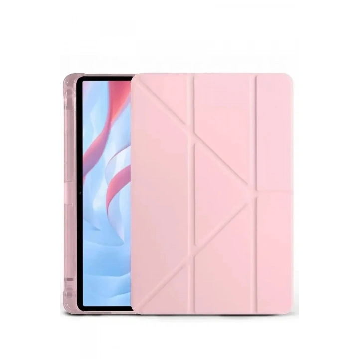 Mey İthalat®  Huawei Honor Pad X9A Kalemlikli Mars Tablet Kılıfı - Rose Gold
