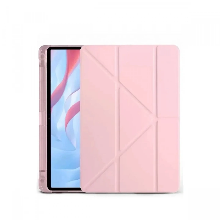 Mey İthalat®  Huawei Honor Pad X9A Kalemlikli Mars Tablet Kılıfı - Rose Gold