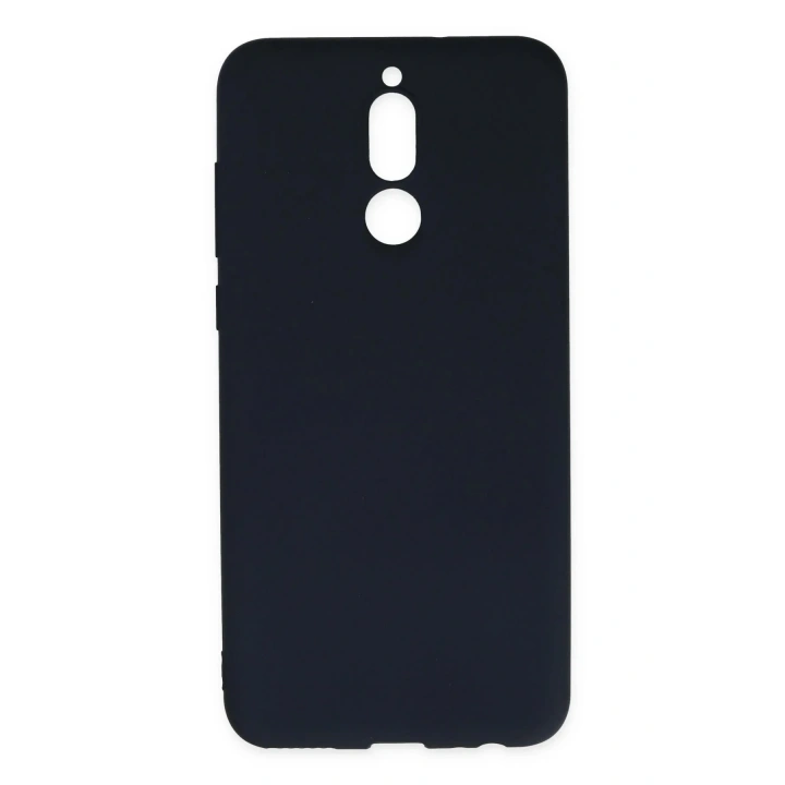 Mey İthalat®  Huawei Mate 10 Lite Kılıf Nano içi Kadife Silikon - Lacivert