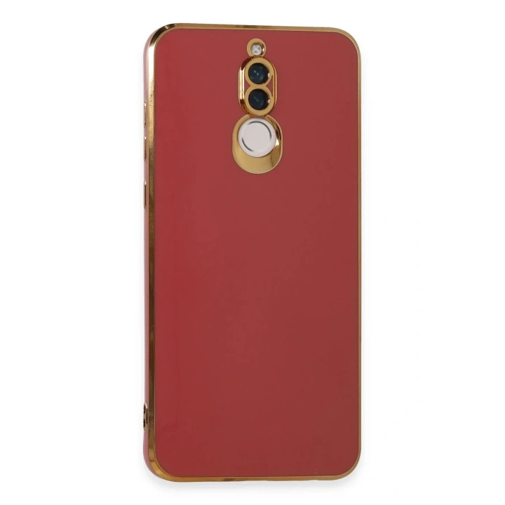 Mey İthalat®  Huawei Mate 10 Lite Kılıf Volet Silikon - Kırmızı