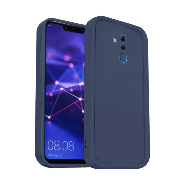 Mey İthalat®  Huawei Mate 20 Lite Kılıf Viera Silikon - Lacivert