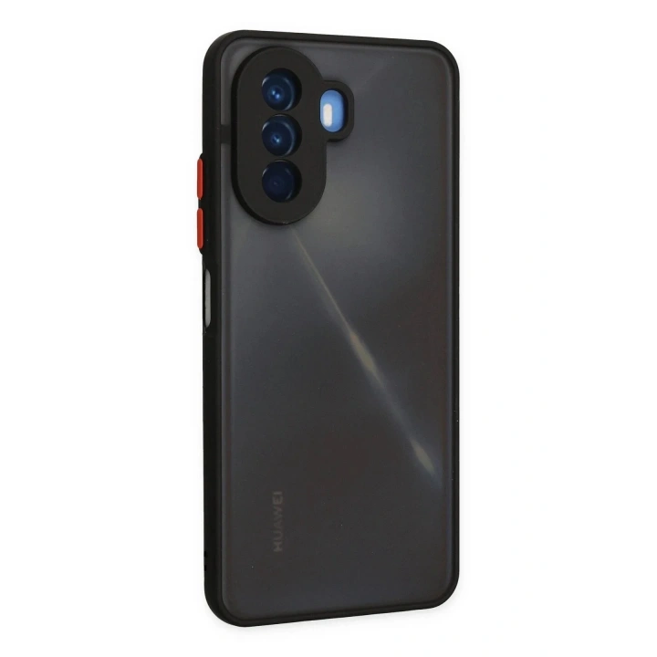 Mey İthalat®  Huawei Nova Y70 Kılıf Montreal Silikon Kapak - Siyah