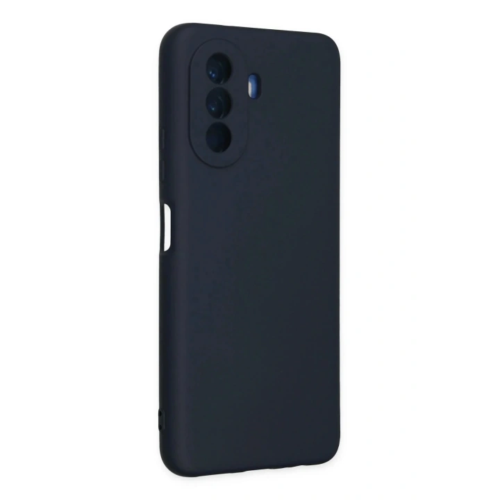 Mey İthalat®  Huawei Nova Y70 Kılıf Nano içi Kadife Silikon - Lacivert