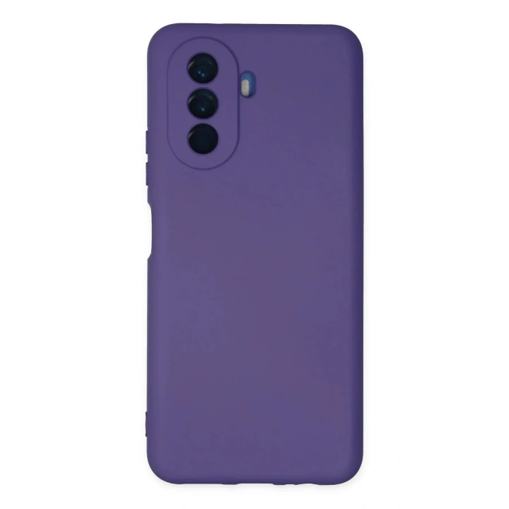 Mey İthalat®  Huawei Nova Y70 Kılıf Nano içi Kadife Silikon - Mor