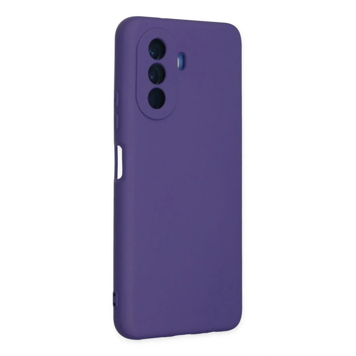 Mey İthalat®  Huawei Nova Y70 Kılıf Nano içi Kadife Silikon - Mor