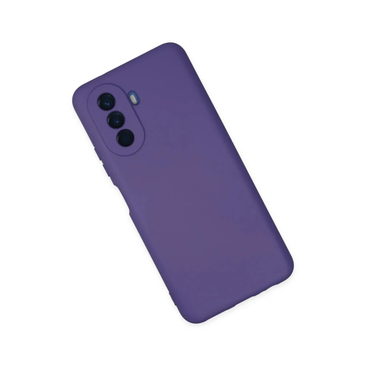 Mey İthalat®  Huawei Nova Y70 Kılıf Nano içi Kadife Silikon - Mor