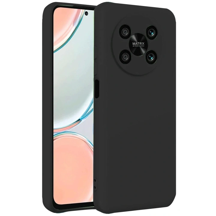 Mey İthalat®  Huawei Nova Y90 Kılıf First Silikon - Siyah