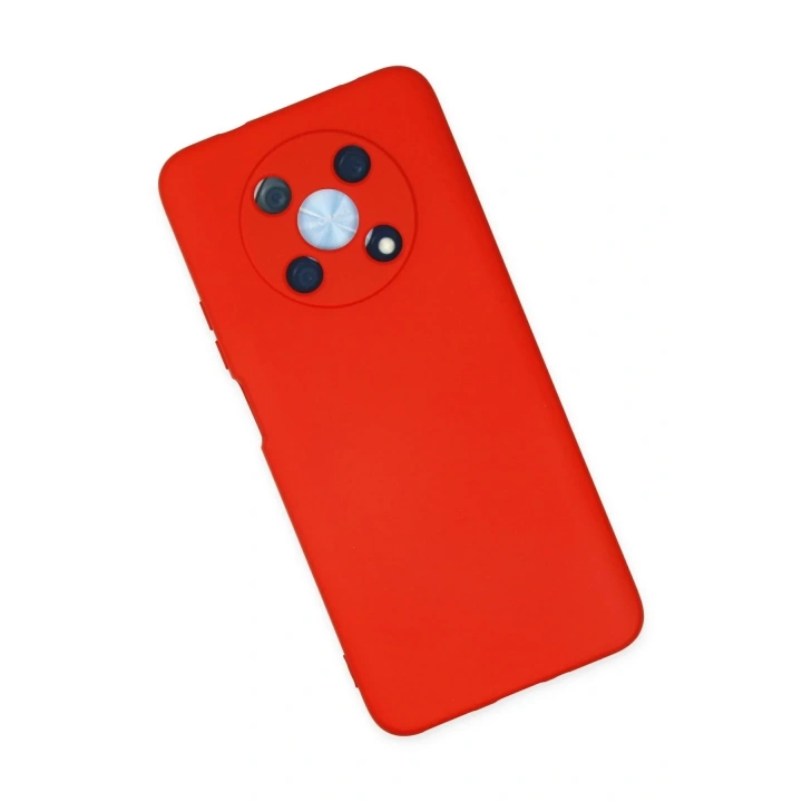 Mey İthalat®  Huawei Nova Y90 Kılıf Nano içi Kadife Silikon - Kırmızı