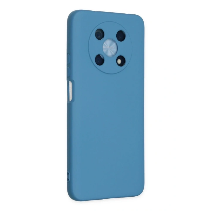 Mey İthalat®  Huawei Nova Y90 Kılıf Nano içi Kadife Silikon - Mavi