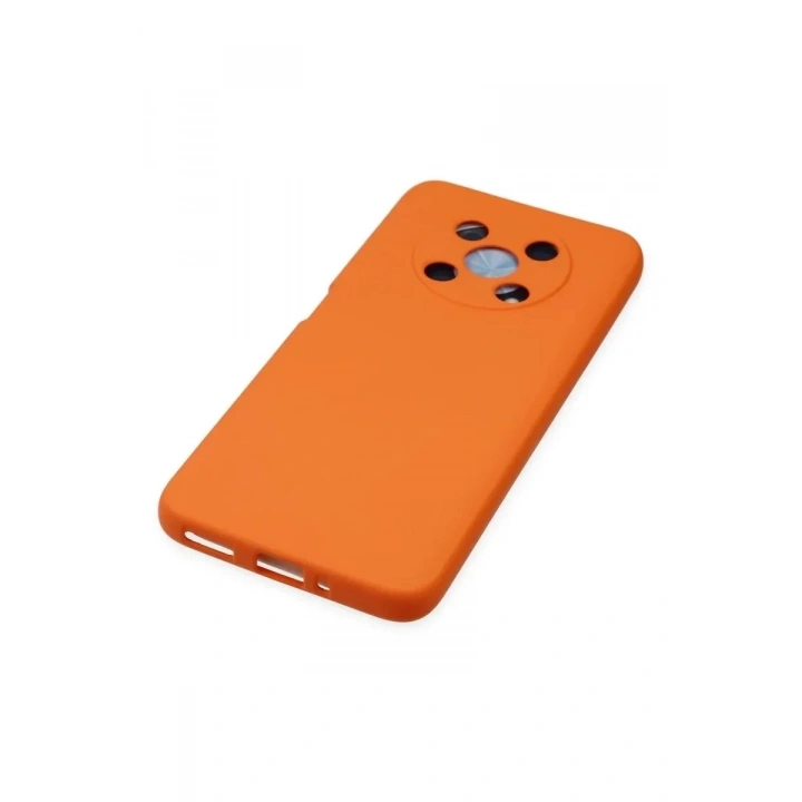 Mey İthalat®  Huawei Nova Y90 Kılıf Nano içi Kadife Silikon - Turuncu