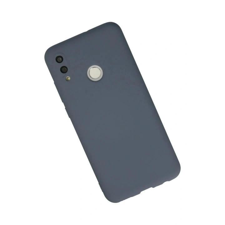 Mey İthalat®  Huawei P Smart 2019 Kılıf Nano içi Kadife Silikon - Gri