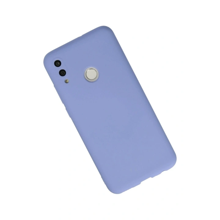 Mey İthalat®  Huawei P Smart 2019 Kılıf Nano içi Kadife Silikon - Lila
