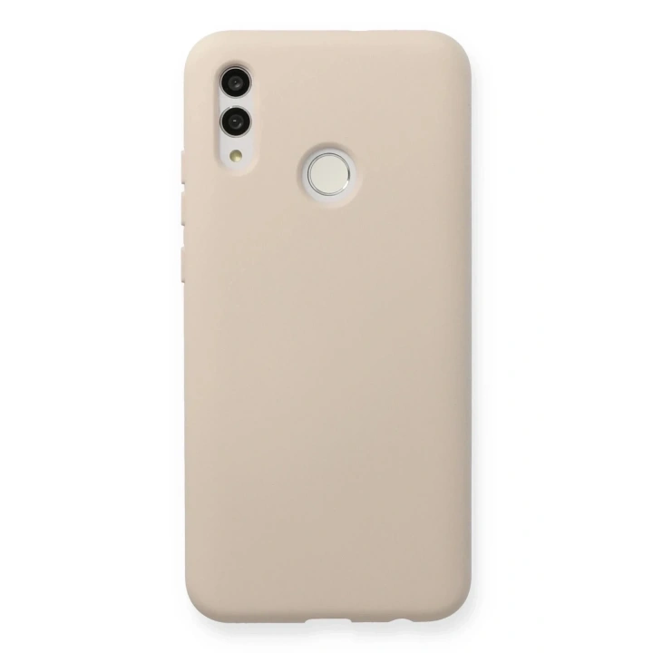 Mey İthalat®  Huawei P Smart 2019 Kılıf Nano içi Kadife Silikon - Pudra