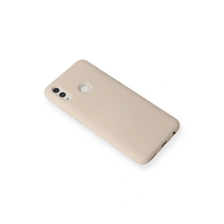Mey İthalat®  Huawei P Smart 2019 Kılıf Nano içi Kadife Silikon - Pudra