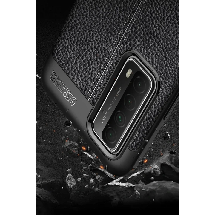 Mey İthalat®  Huawei P Smart 2021 Kılıf Auto Focus Kapak - Kırmızı