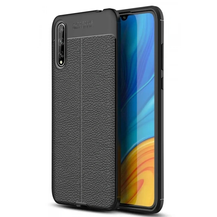 Mey İthalat®  Huawei P Smart S Kılıf Auto Focus Kapak - Siyah