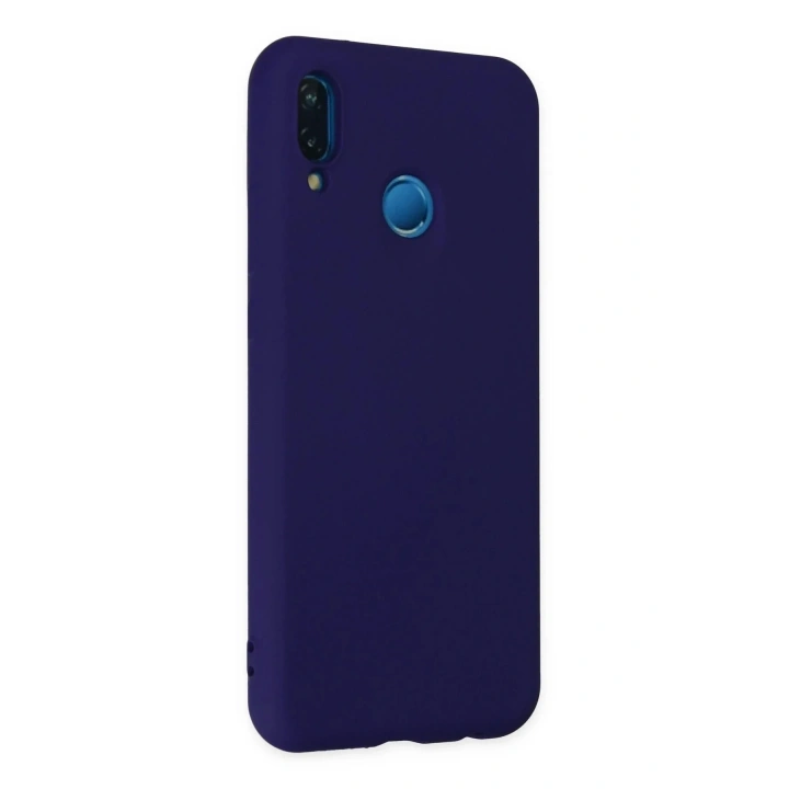 Mey İthalat®  Huawei P20 Lite Kılıf Nano içi Kadife Silikon - Mor