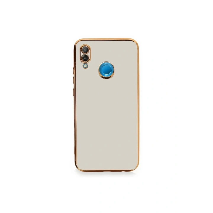 Mey İthalat®  Huawei P20 Lite Kılıf Volet Silikon - Beyaz