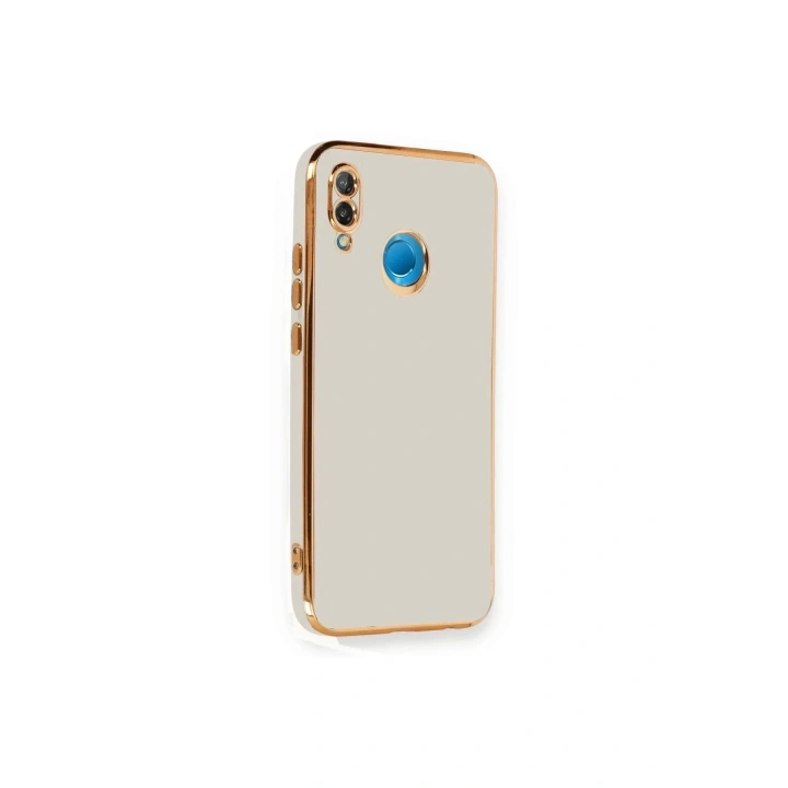 Mey İthalat®  Huawei P20 Lite Kılıf Volet Silikon - Beyaz