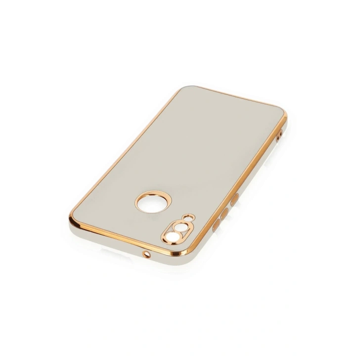 Mey İthalat®  Huawei P20 Lite Kılıf Volet Silikon - Beyaz