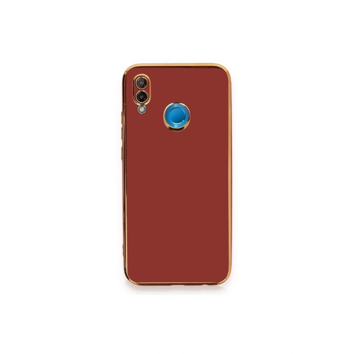 Mey İthalat®  Huawei P20 Lite Kılıf Volet Silikon - Kırmızı