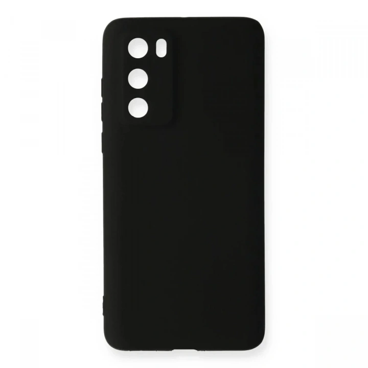 Mey İthalat®  Huawei P40 Kılıf First Silikon - Siyah