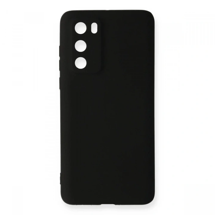 Mey İthalat®  Huawei P40 Kılıf First Silikon - Siyah