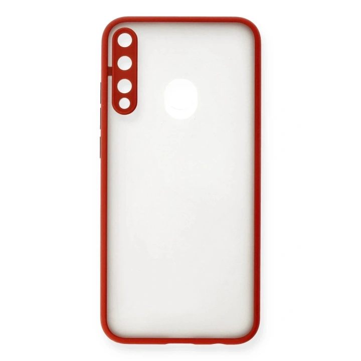 Mey İthalat®  Huawei P40 Lite E Kılıf Montreal Silikon Kapak - Kırmızı