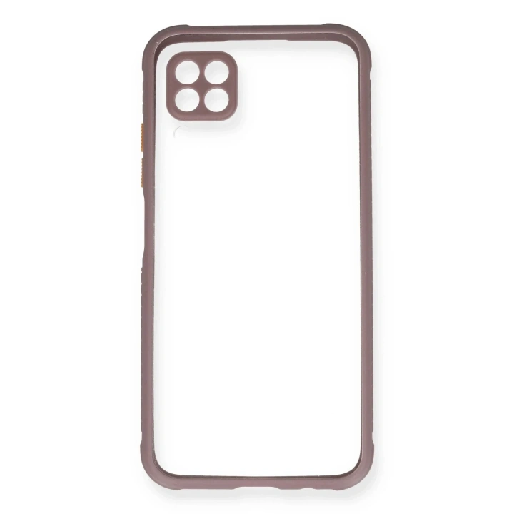 Mey İthalat®  Huawei P40 Lite Kılıf Miami Şeffaf Silikon - Açık Mor