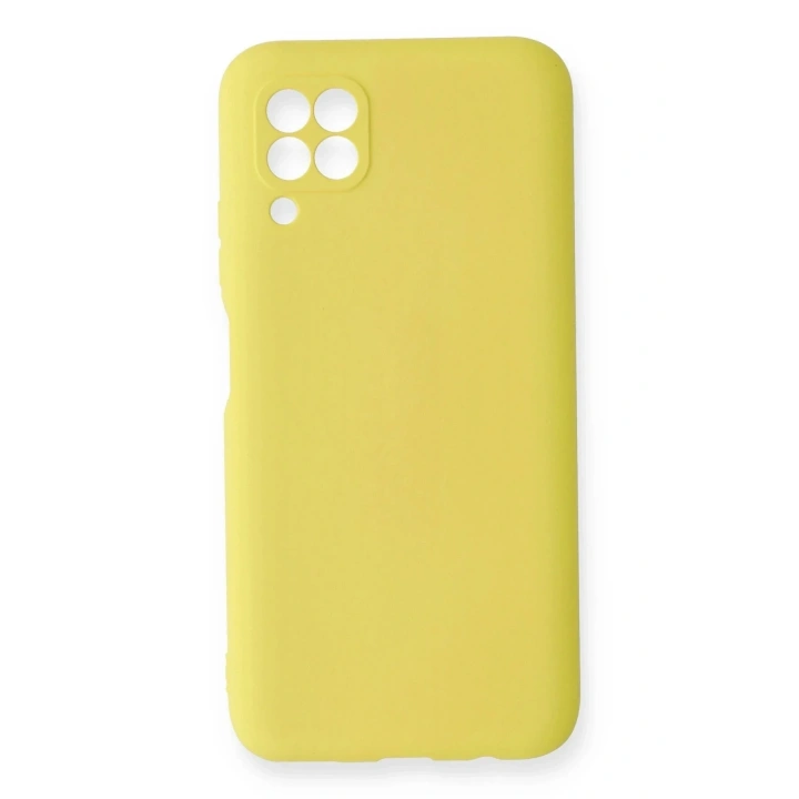 Mey İthalat®  Huawei P40 Lite Kılıf Nano içi Kadife Silikon - Sarı