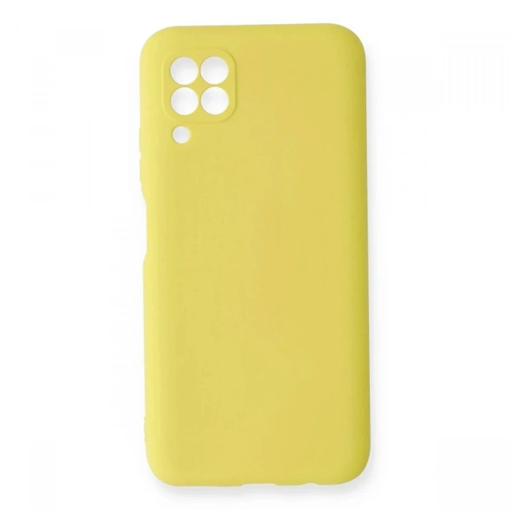 Mey İthalat®  Huawei P40 Lite Kılıf Nano içi Kadife Silikon - Sarı
