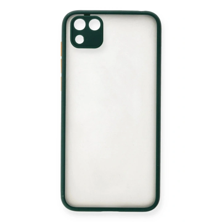 Mey İthalat®  Huawei Y5P Kılıf Montreal Silikon Kapak - Yeşil