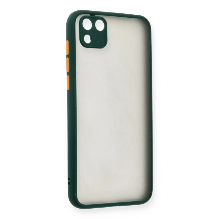 Mey İthalat®  Huawei Y5P Kılıf Montreal Silikon Kapak - Yeşil