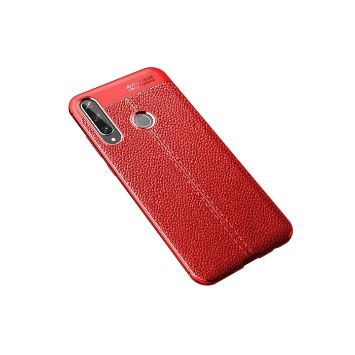 Mey İthalat®  Huawei Y6P Kılıf Auto Focus Kapak - Kırmızı