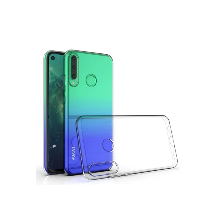 Mey İthalat®  Huawei Y6P Kılıf Lüx Şeffaf Silikon - Şeffaf