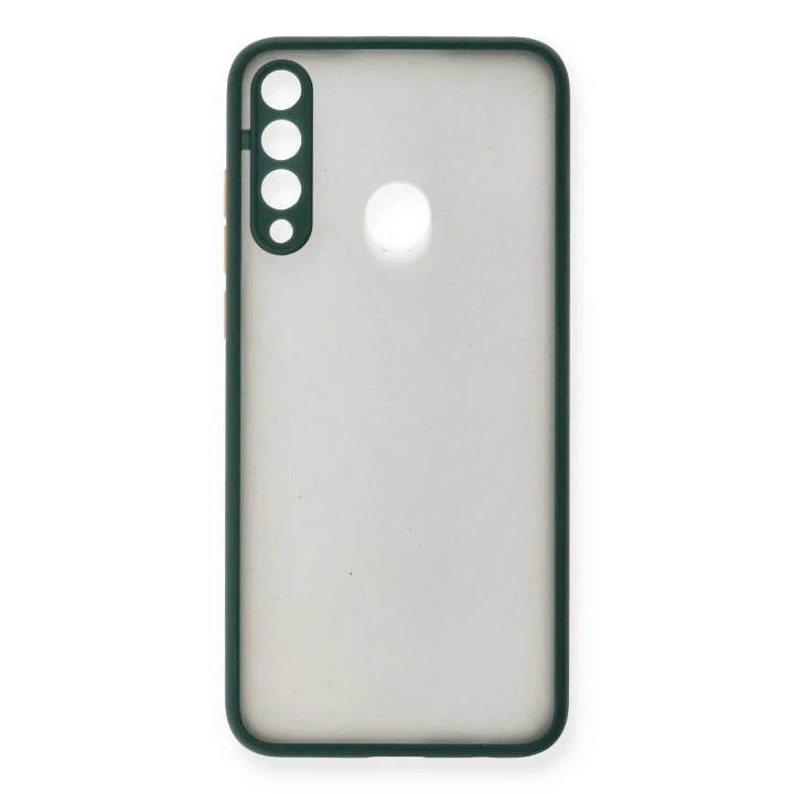 Mey İthalat®  Huawei Y6P Kılıf Montreal Silikon Kapak - Yeşil
