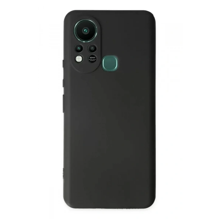 Mey İthalat®  İnfinix Hot 11s Kılıf First Silikon - Siyah