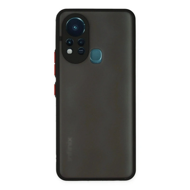 Mey İthalat®  İnfinix Hot 11s Kılıf Montreal Silikon Kapak - Siyah
