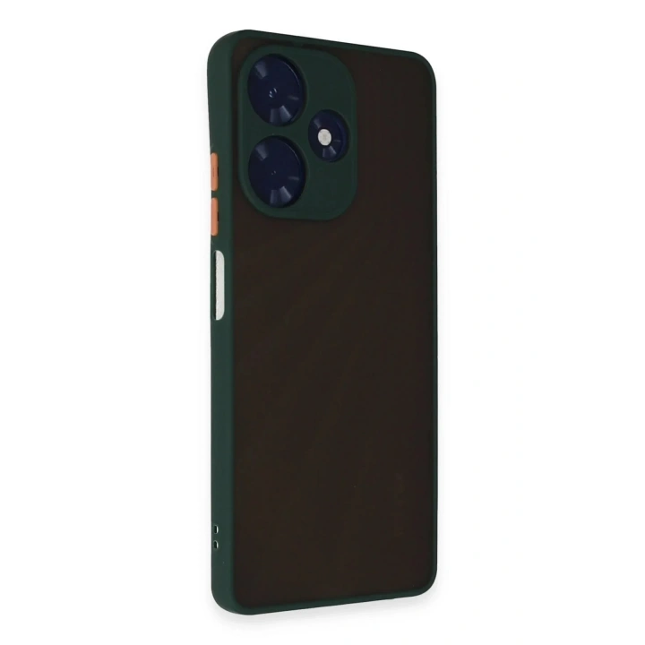 Mey İthalat®  İnfinix Hot 30 4G Kılıf Montreal Silikon Kapak - Yeşil