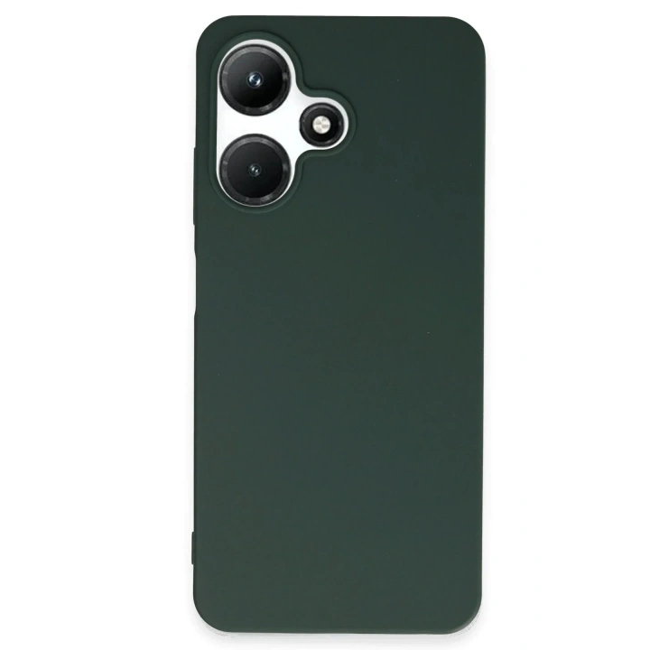 Mey İthalat®  İnfinix Hot 30i Kılıf First Silikon - Koyu Yeşil