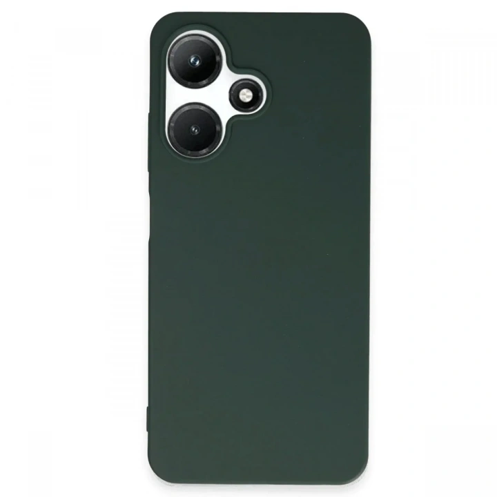 Mey İthalat®  İnfinix Hot 30i Kılıf First Silikon - Koyu Yeşil